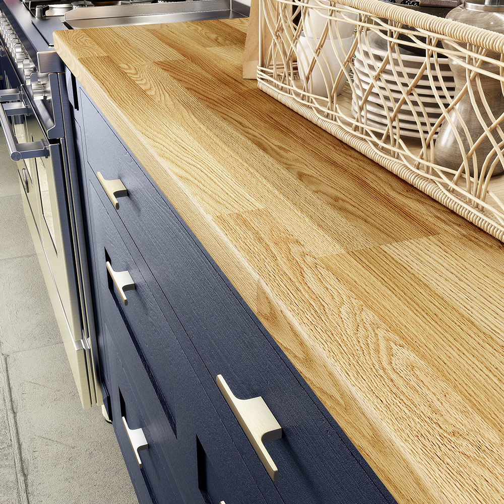 Cuisine noire et bois