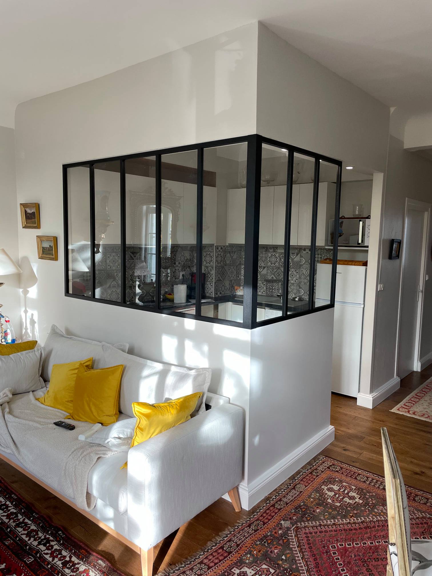 Petite cuisine avec verrière