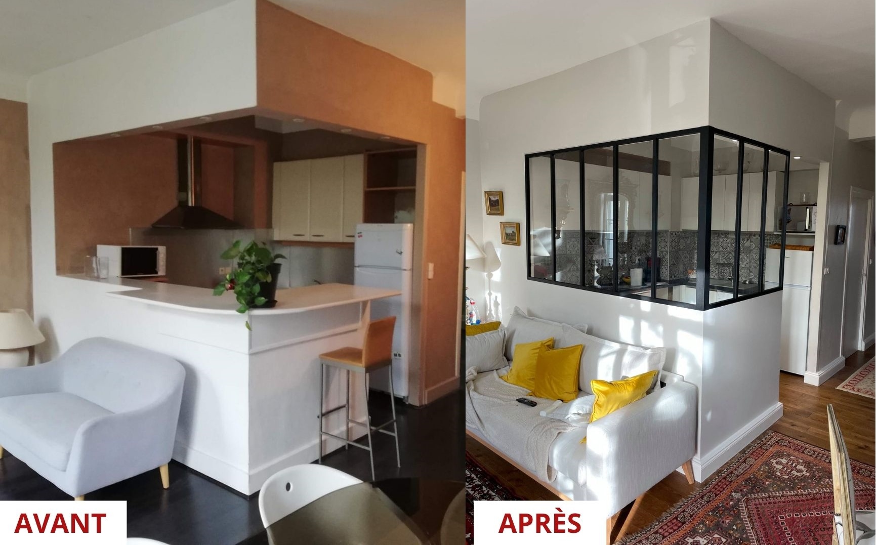 Cuisine avec verrière