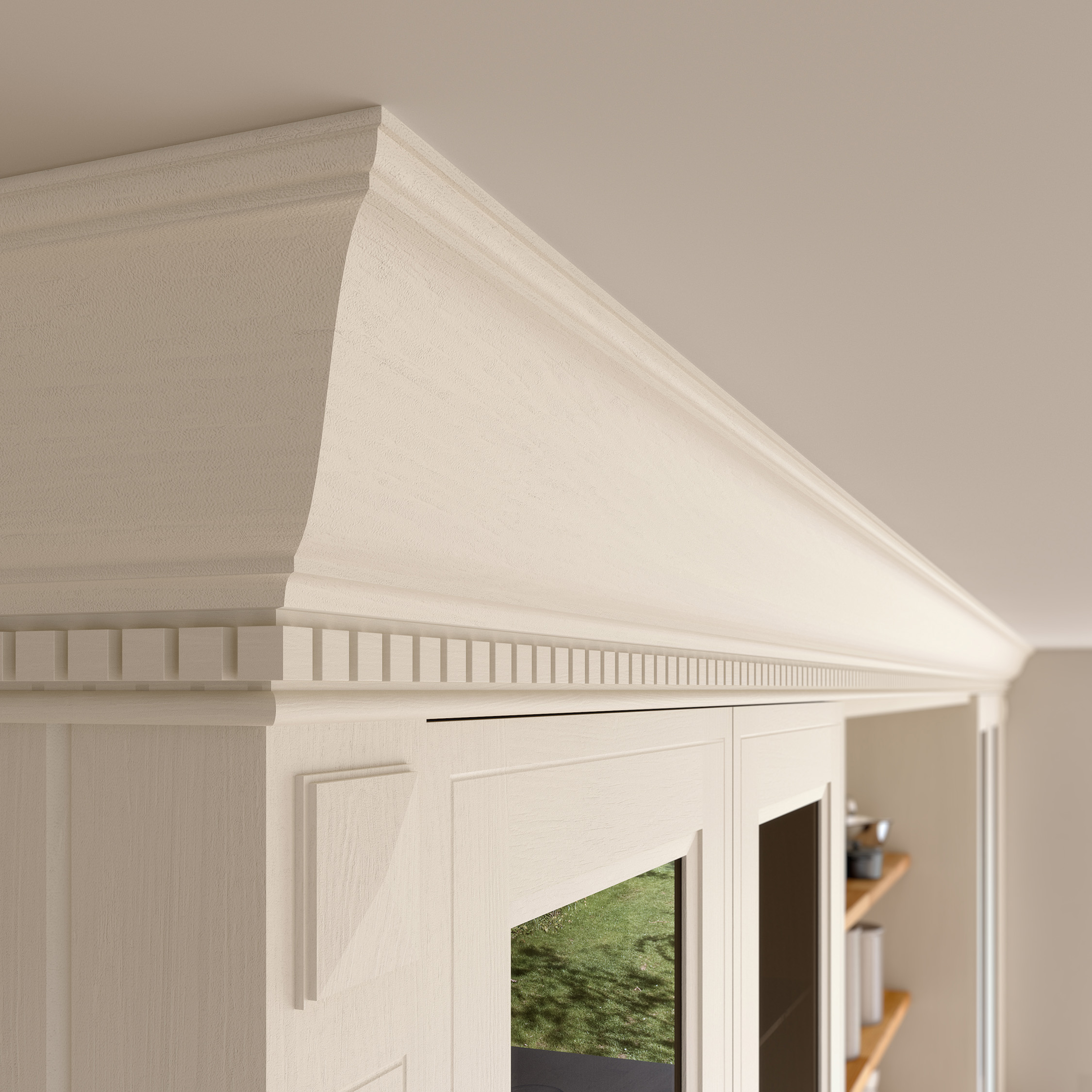 moulures cuisine vintage