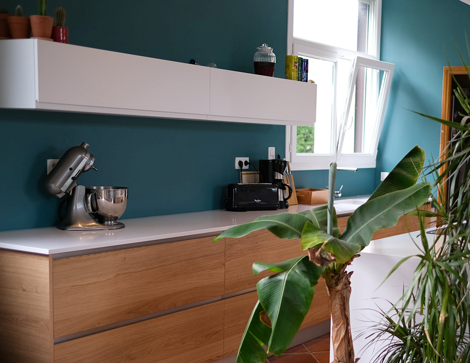 Cuisine avec ilot central