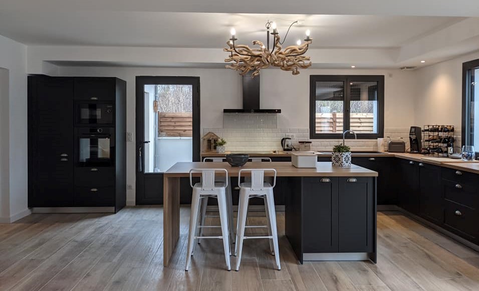 Cuisine noire campagne