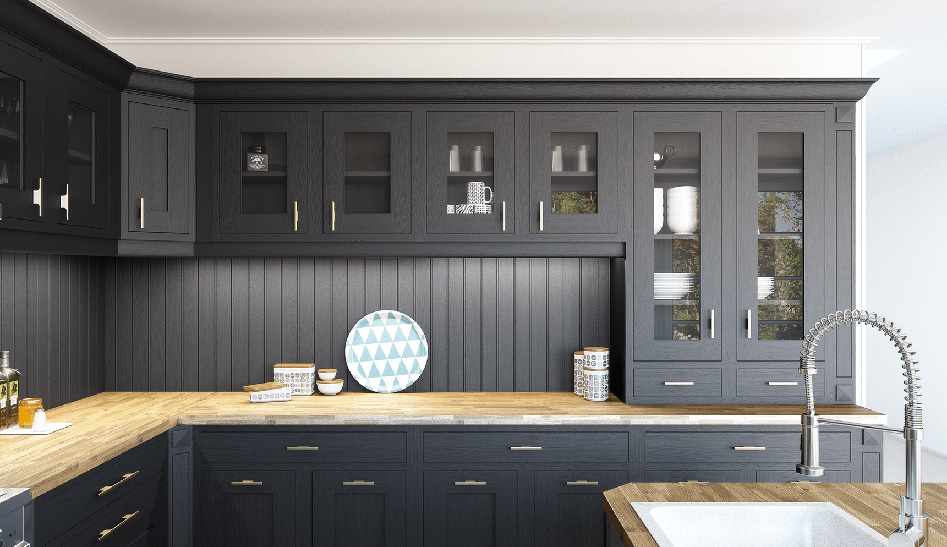 Cuisine traditionnelle bois noir