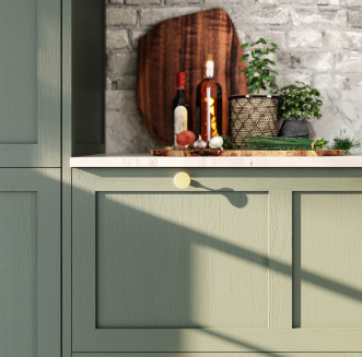 Cuisine bleu et bois