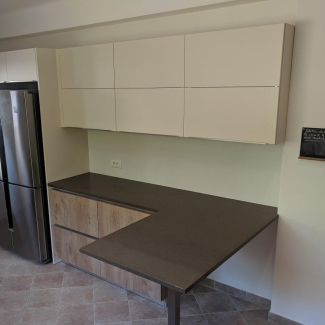 Cuisine bois et noire