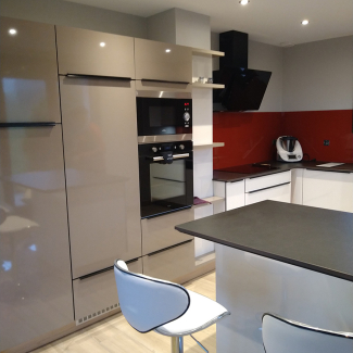 Cuisine grise brillante