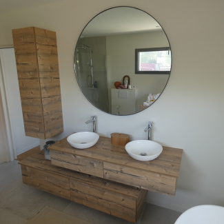 Salle de bain bois
