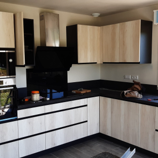 Cuisine en bois en l 