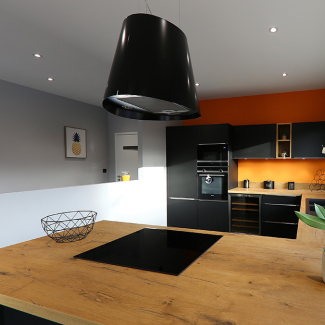 Cuisine d'exposition dans le magasin de Cany Barville en Seine Maritime