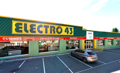 Devanture magasin CB électro 43 à Tilques dans le Pas de Calais
